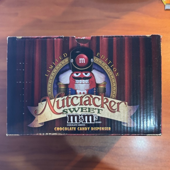 Limited Edition M&M'S Nutcracker Sweet Chocolate Candy Dispenser Red and Blue - Picture 6 of 10
